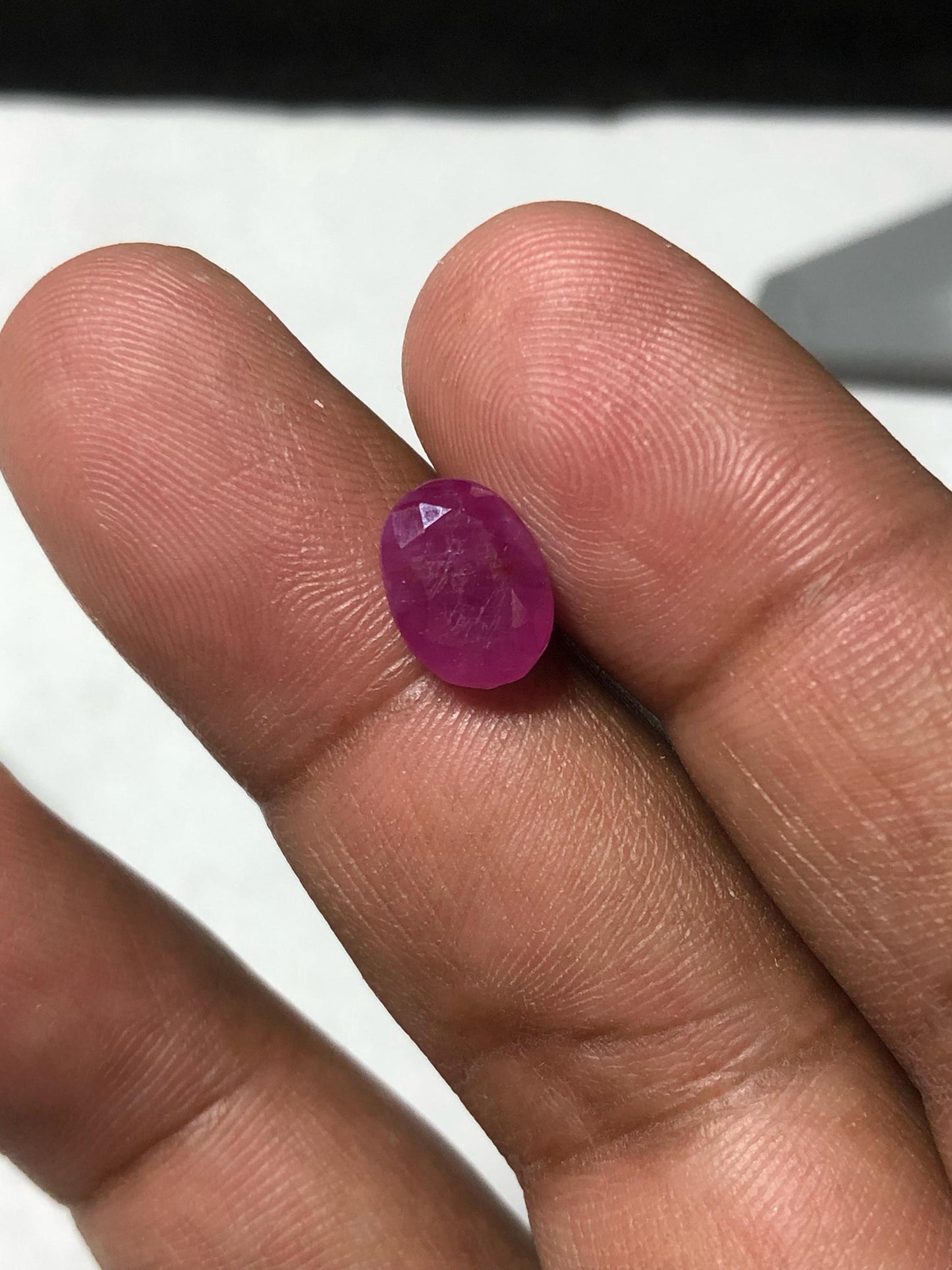 Natural Mozambique Ruby 2.97 CT | Oval Cut Loose Gemstone