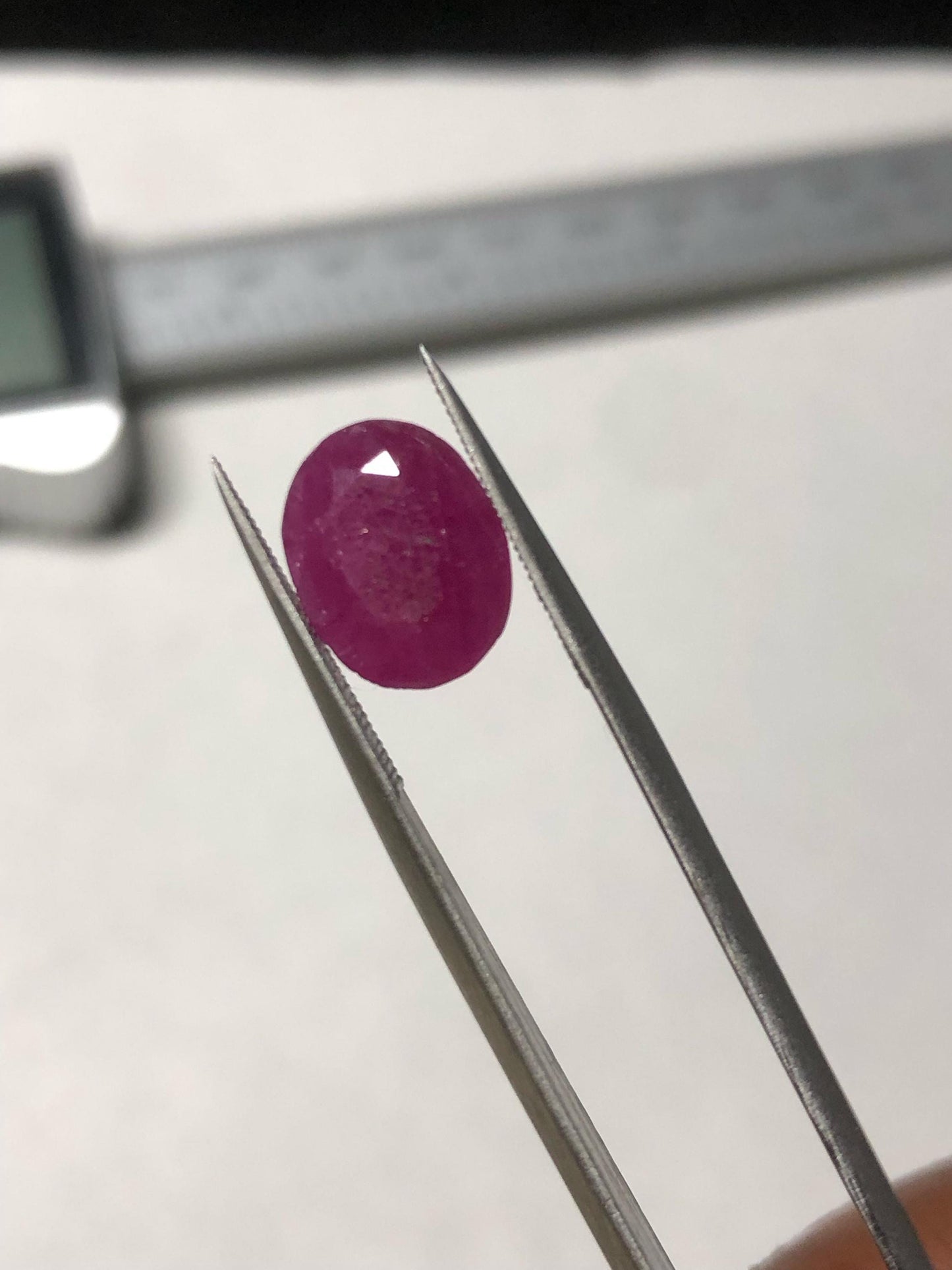 Natural Mozambique Ruby 4.16 CT | Oval Cut Loose Gemstone