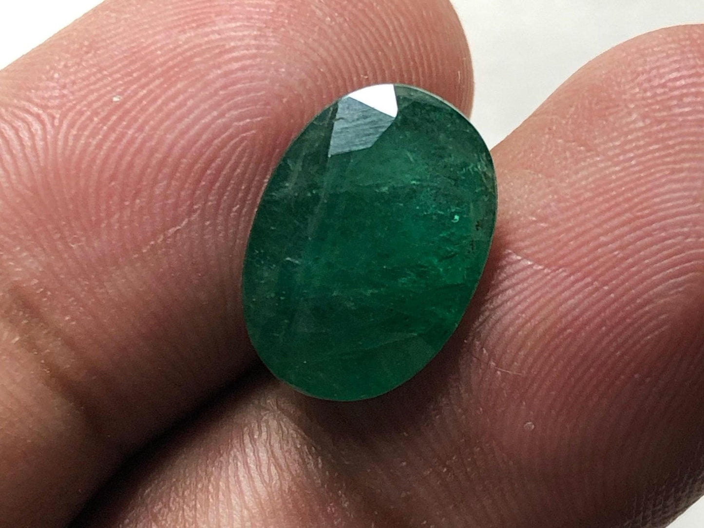 Natural 4.70 Carat Emerald Gemstone | Oval Cut Loose Emerald | Colombian Green Color