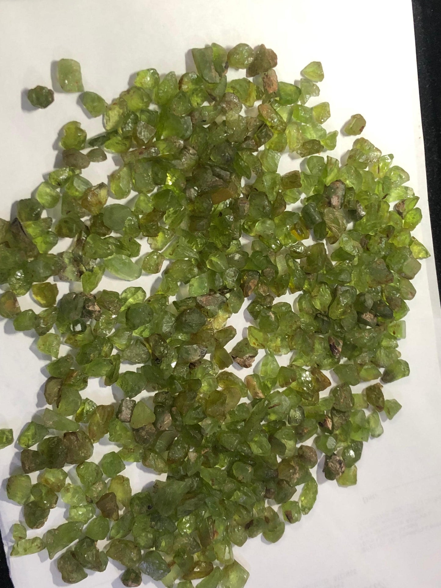 Natural Raw Peridots โ 364.16g Rough Gemstone Lot from Supat Valley, Pakistan
