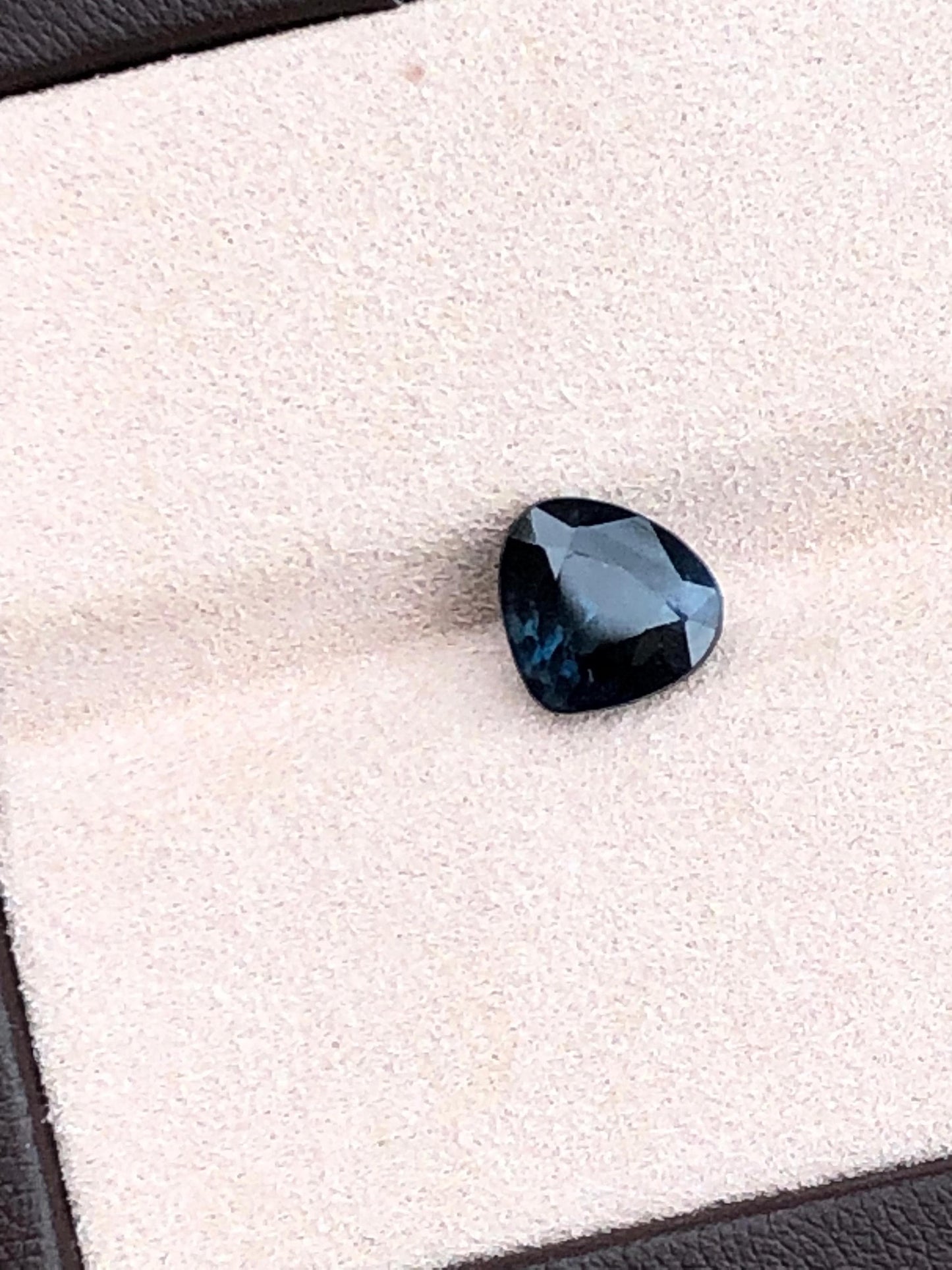 Faceted Blue Tourmaline Trillion 3.170 Carat | Indicolite Loose Gemstone for Jewelry | Natural Tourmaline
