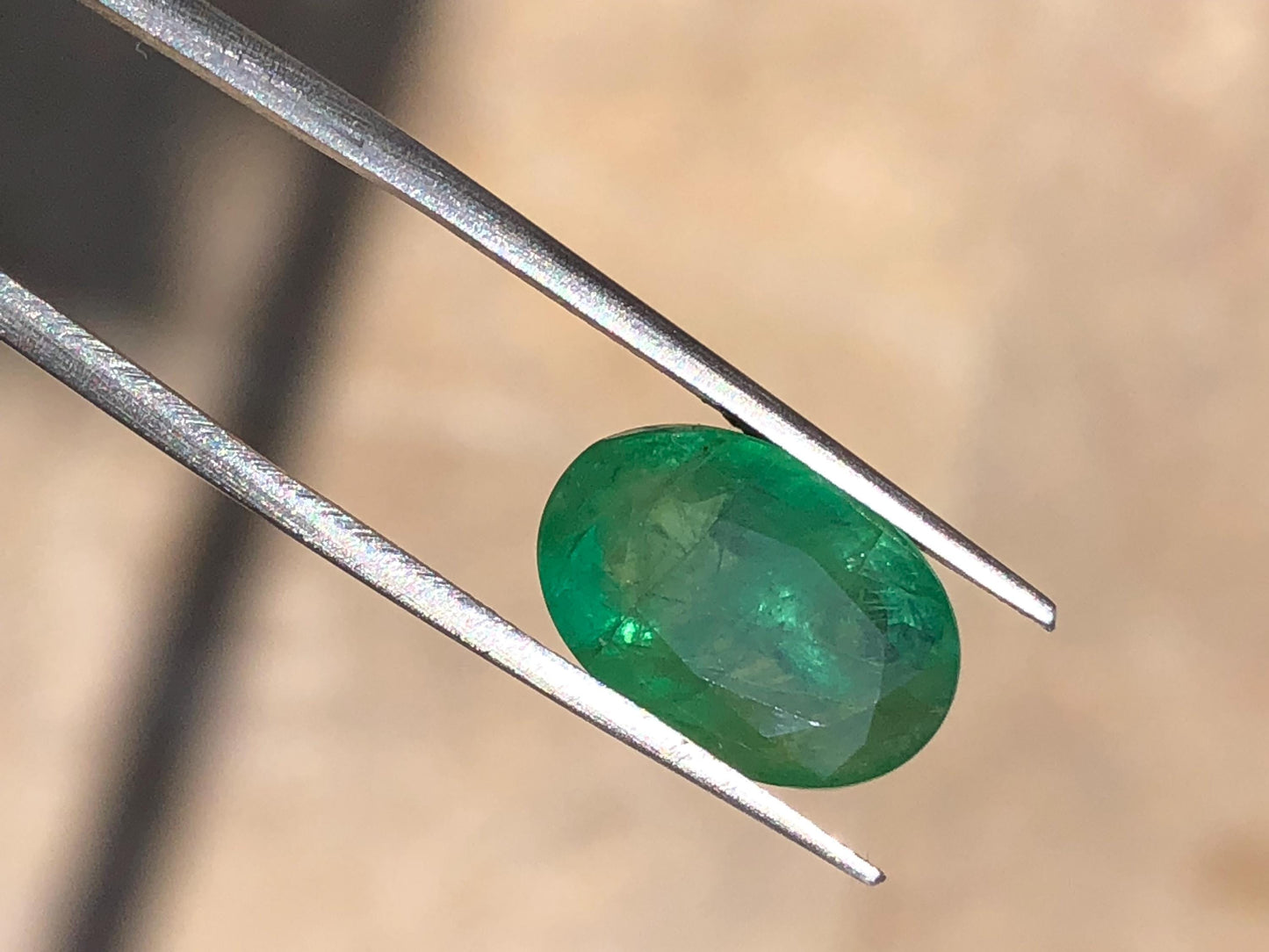 5.700 Carat Emerald | Oval Shape Natural Green Emerald