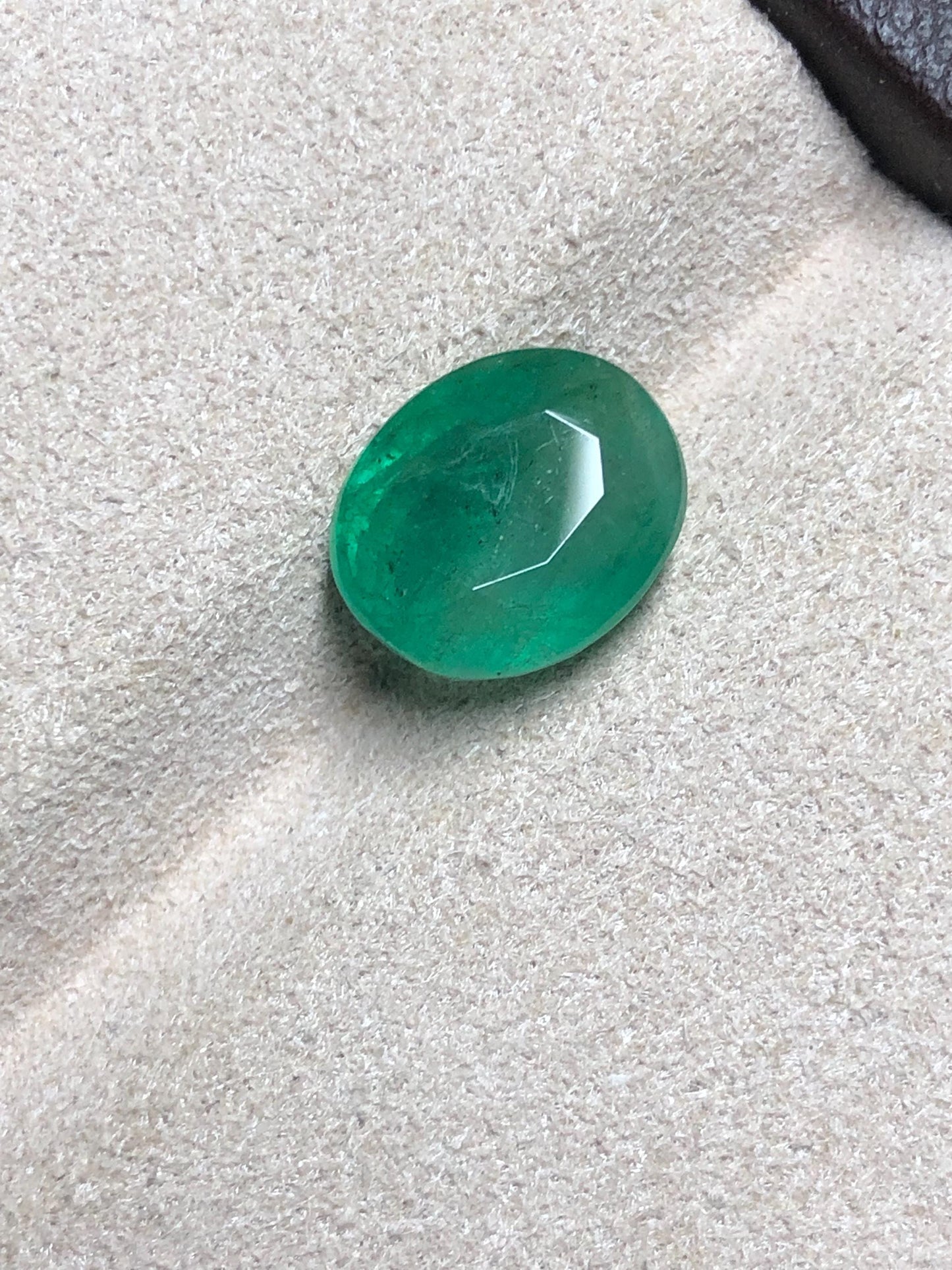 3.845 Ct Natural Zambian Emerald Oval Cut | Loose Green Emerald Gemstone | May Birthstone