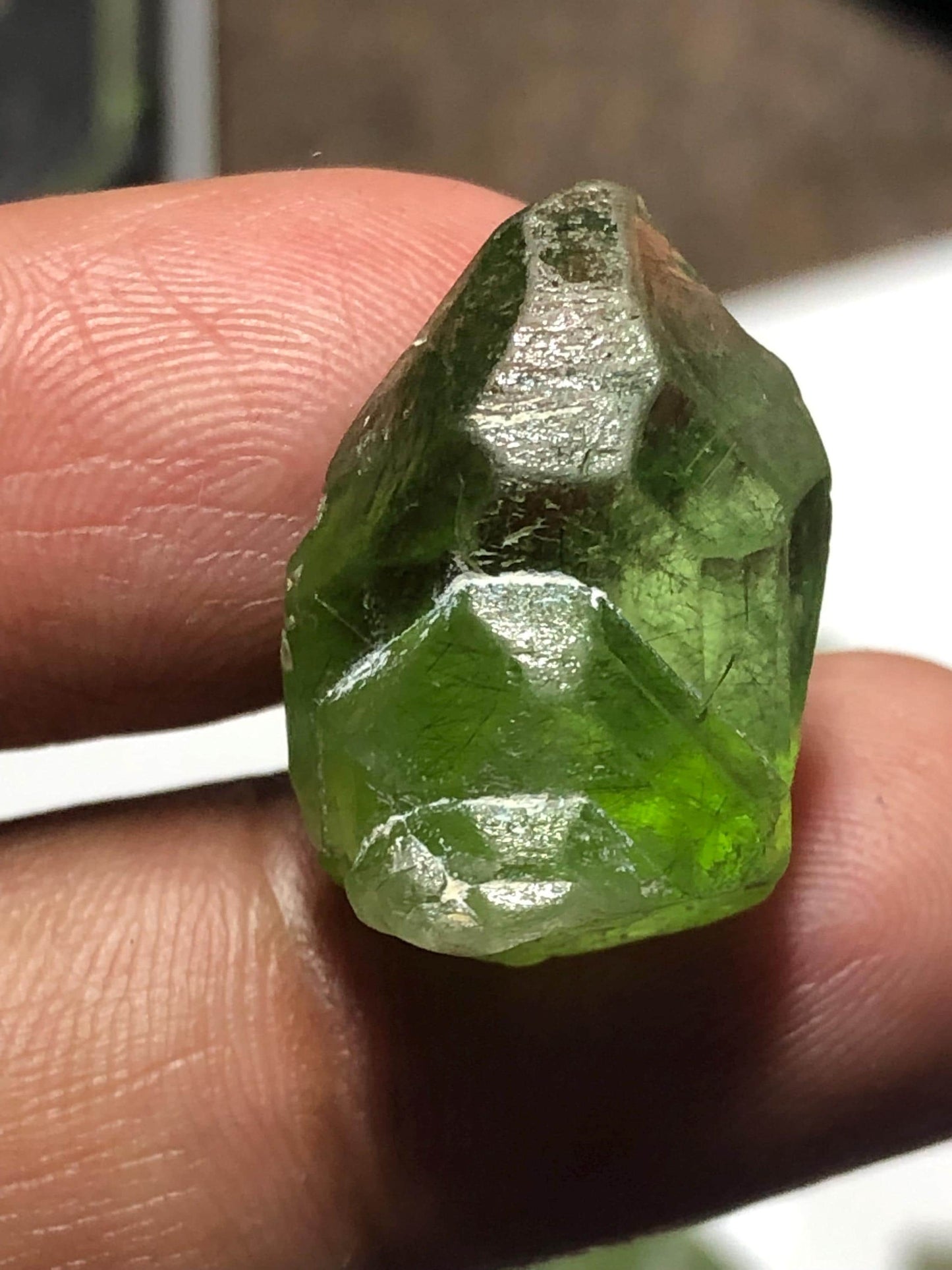 Natural Peridot Crystal Rough 33.69 Ct | Raw Green Peridot Stone