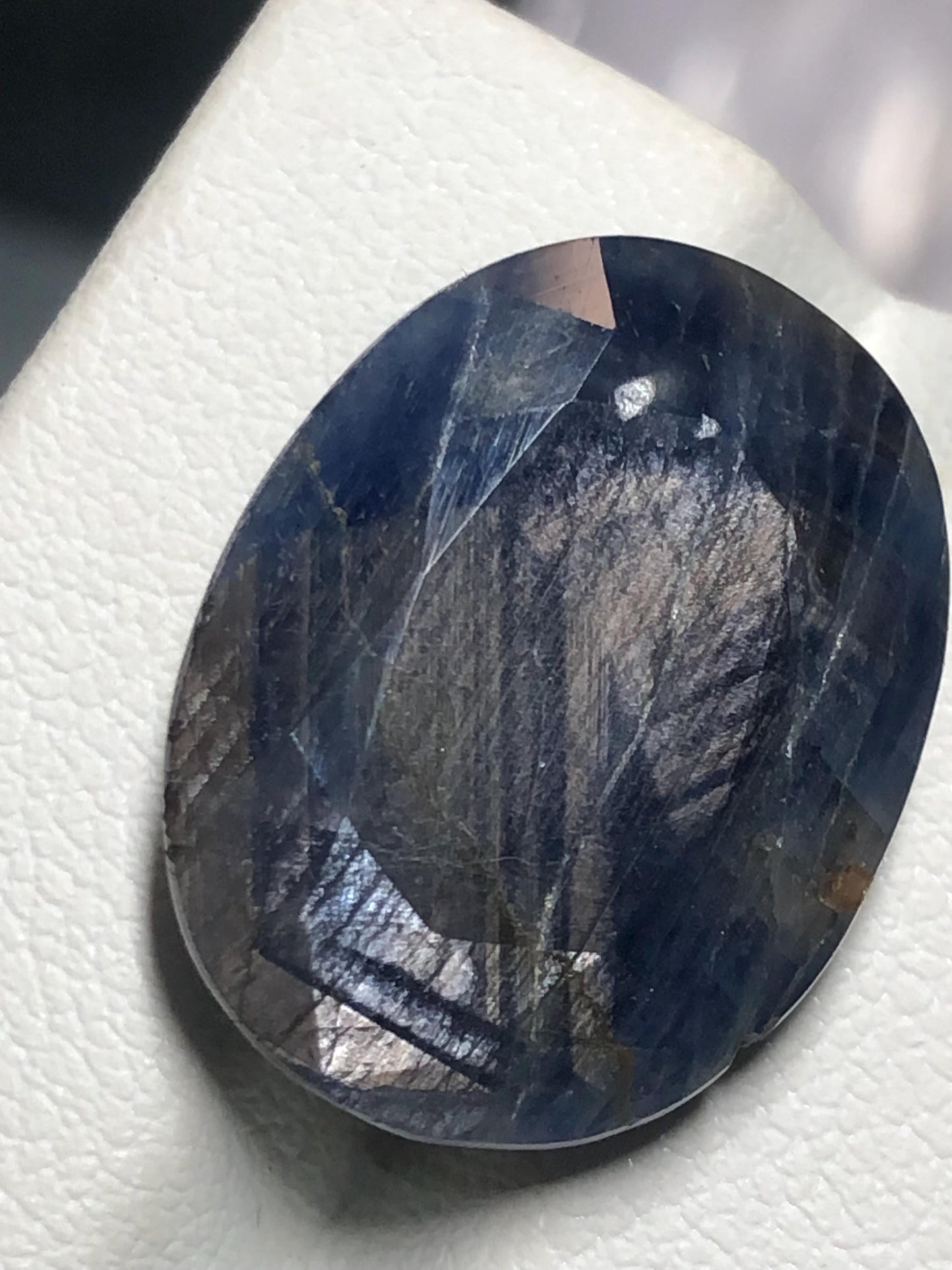 16.965 Ct Natural Blue Sapphire | Oval Cut Afghanistan Gemstone