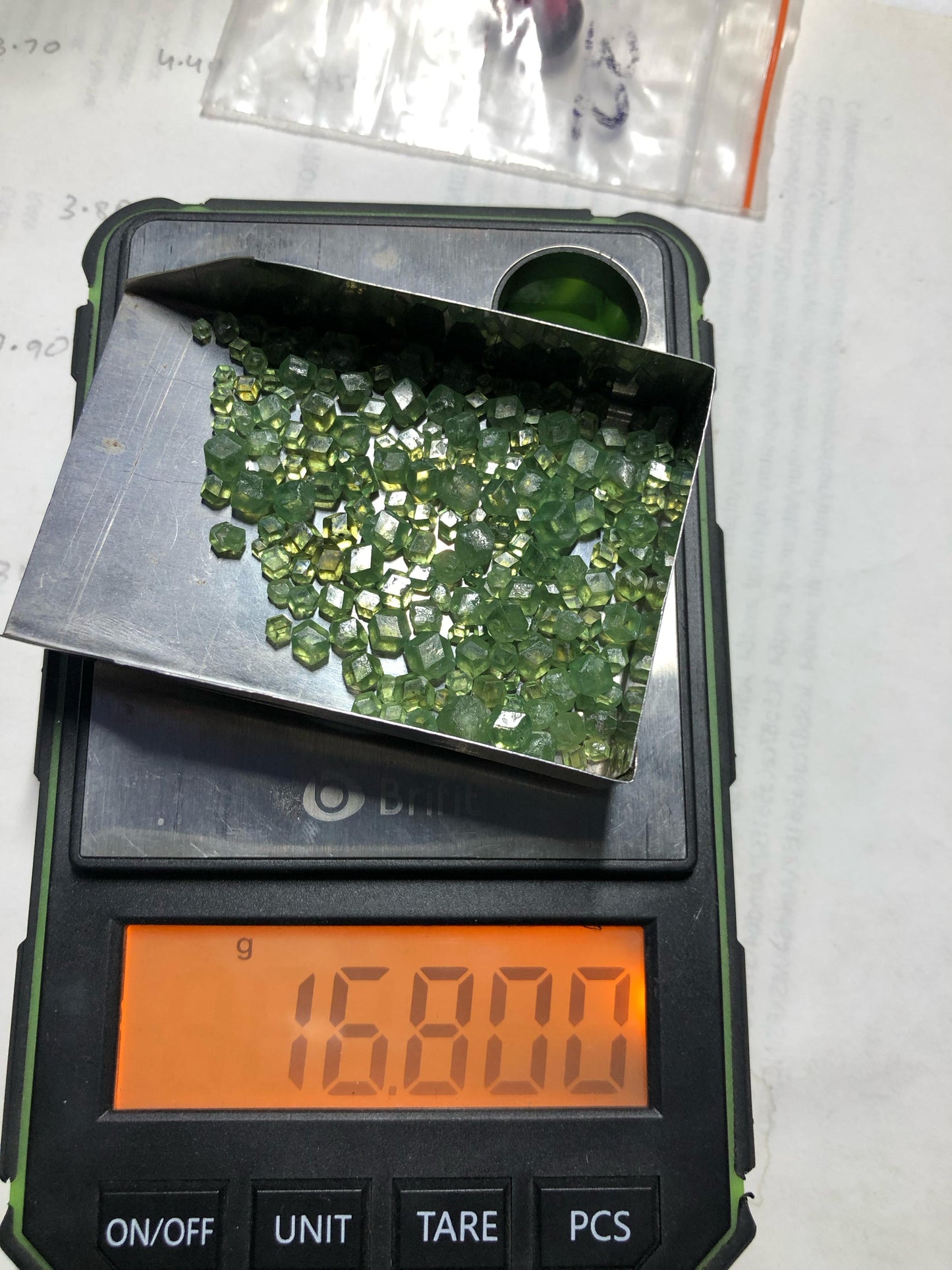 Demantoid Garnet Rough – Raw Green Garnet Hexagonal Crystals for Jewelry Making