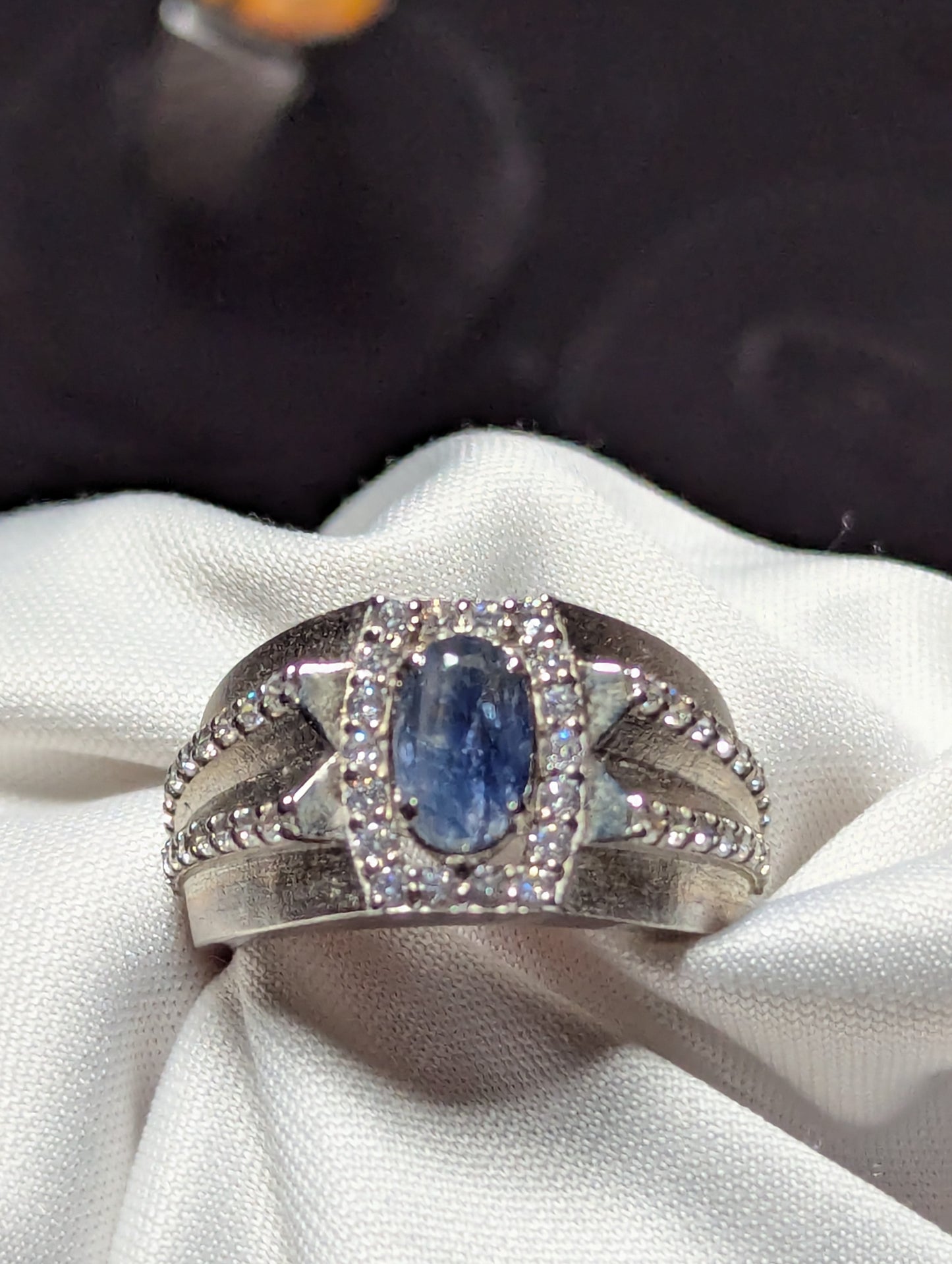 Men’s Sapphire Ring 925 Silver – Luxury Sterling Jewelry