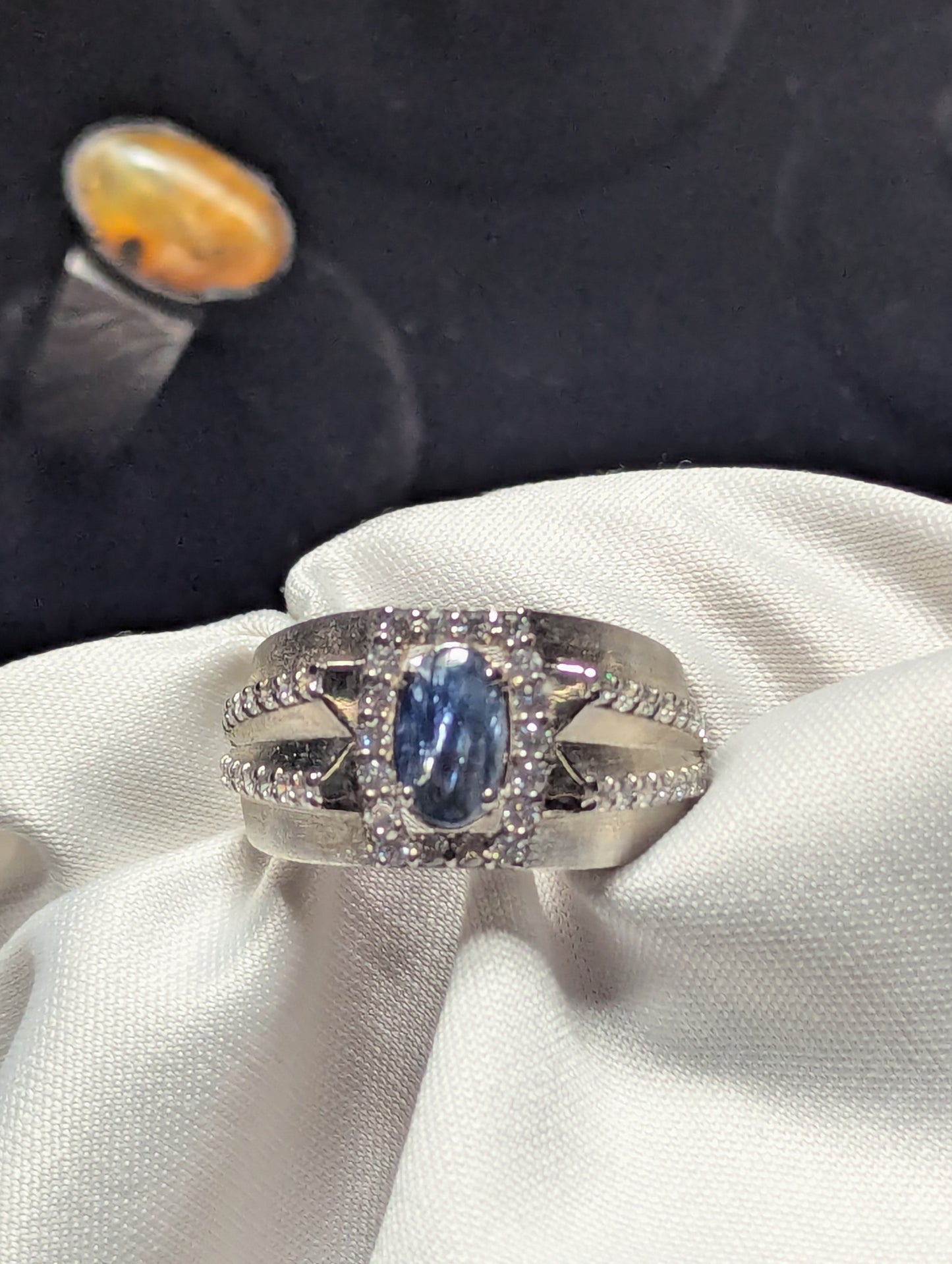 Men’s Sapphire Ring 925 Silver – Luxury Sterling Jewelry