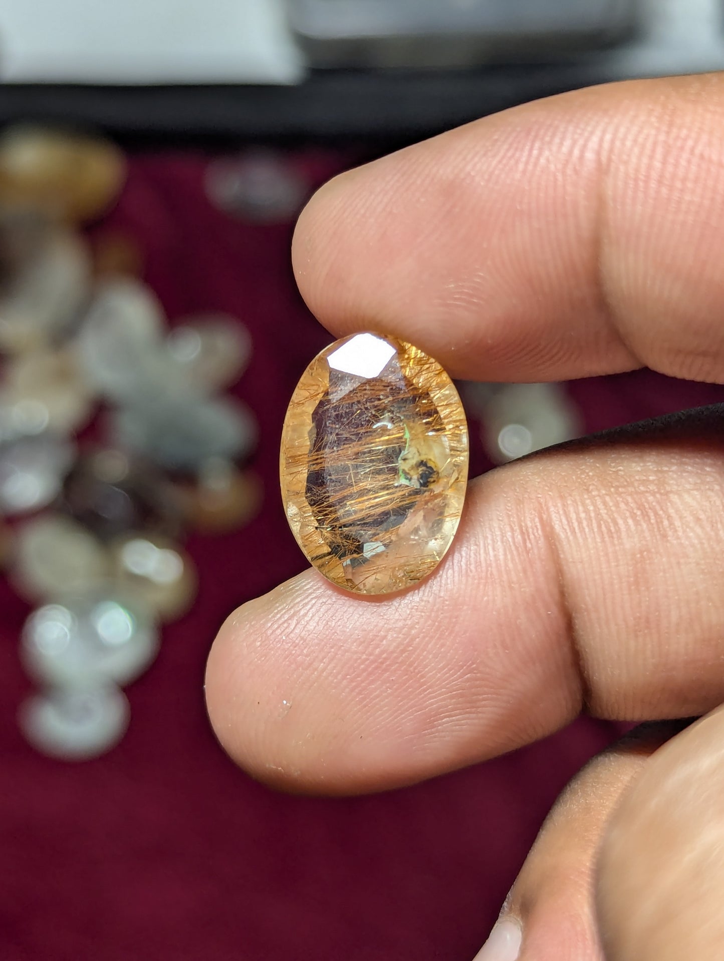 certified 7.3 carat quartz stone