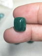 Zambian Emerald Cabochon: 7.78 Carat Oval Green Gemstone