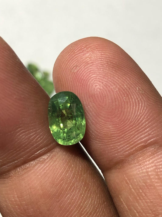 Natural Demantoid Garnet | 2.66 Carat Oval Cut Green Garnet