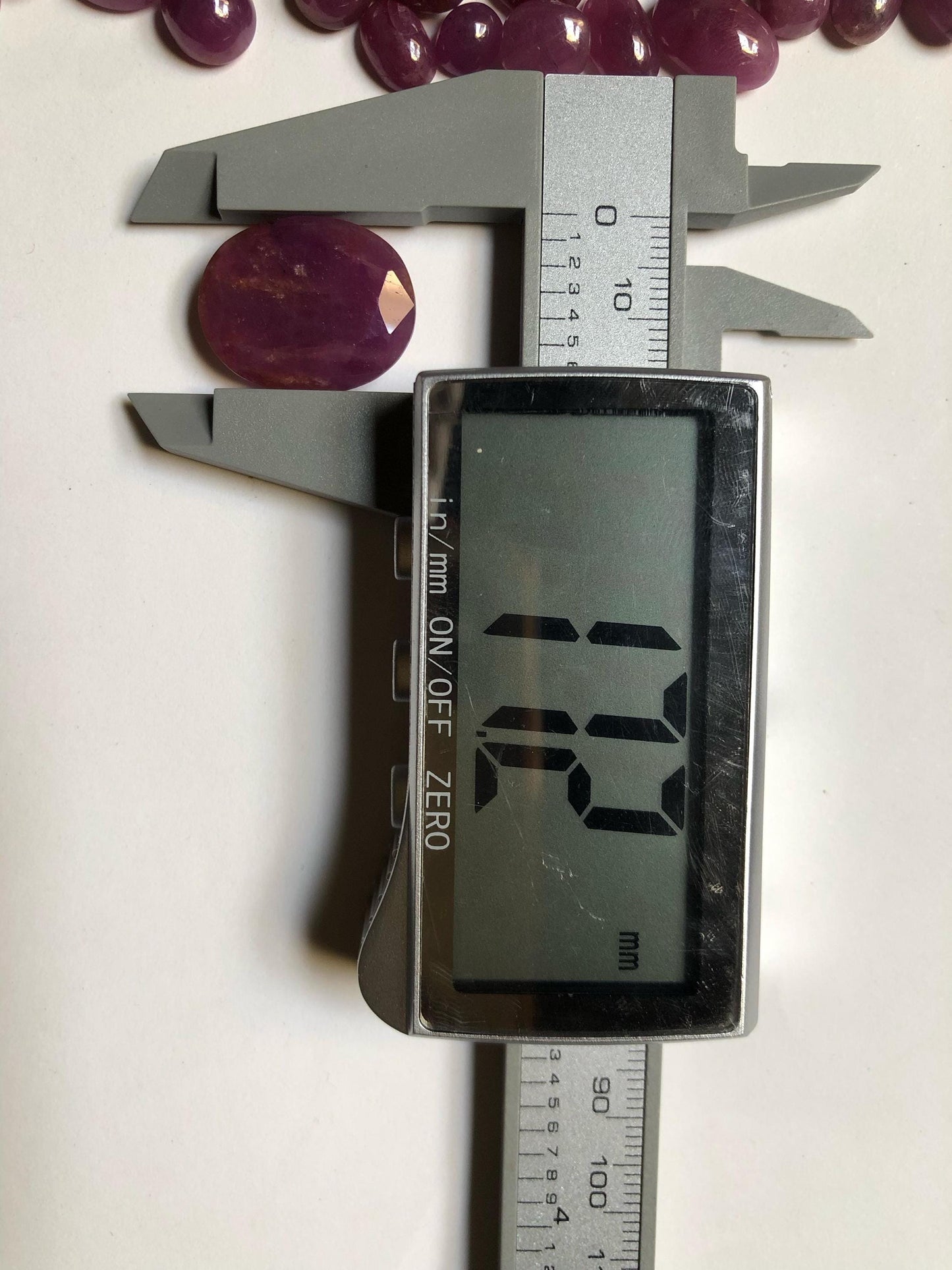 22.95 Carat Mozambique Ruby Gemstone: Natural Red Oval Faceted