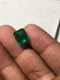 6.15 carat Natural Emerald | Faceted Loose Gemstone | Emerald Cut | Mine Zambia