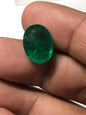 7.55 carat Emerald | Oval Cut Loose Emerald Gemstone