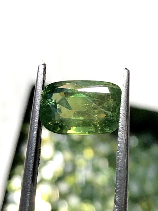 2.71 Carat Natural Demantoid Garnet – Rare Cushion Cut Green Gemstone