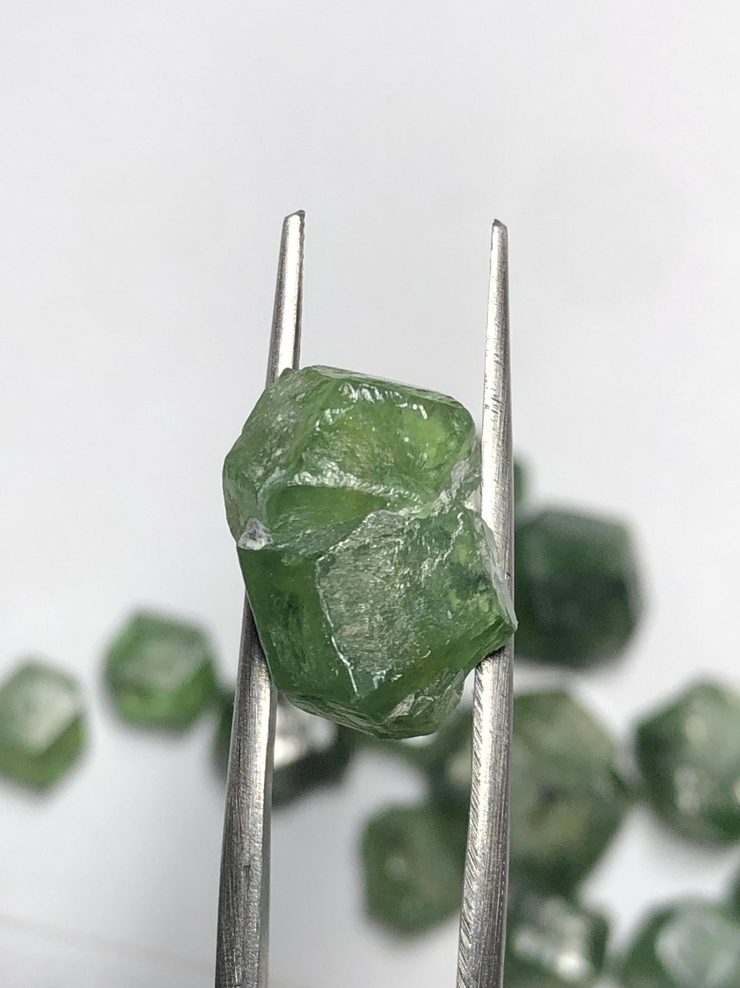 1.77g Rough Demantoid Garnet Crystal | Natural Green Garnet | Raw Gemstone for Jewelry Making, Healing, and Collectors | Untreated Garnet