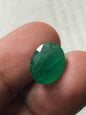 Natural Emerald Gemstone | 5.23 Carat Oval Cut | Deep Green Emerald