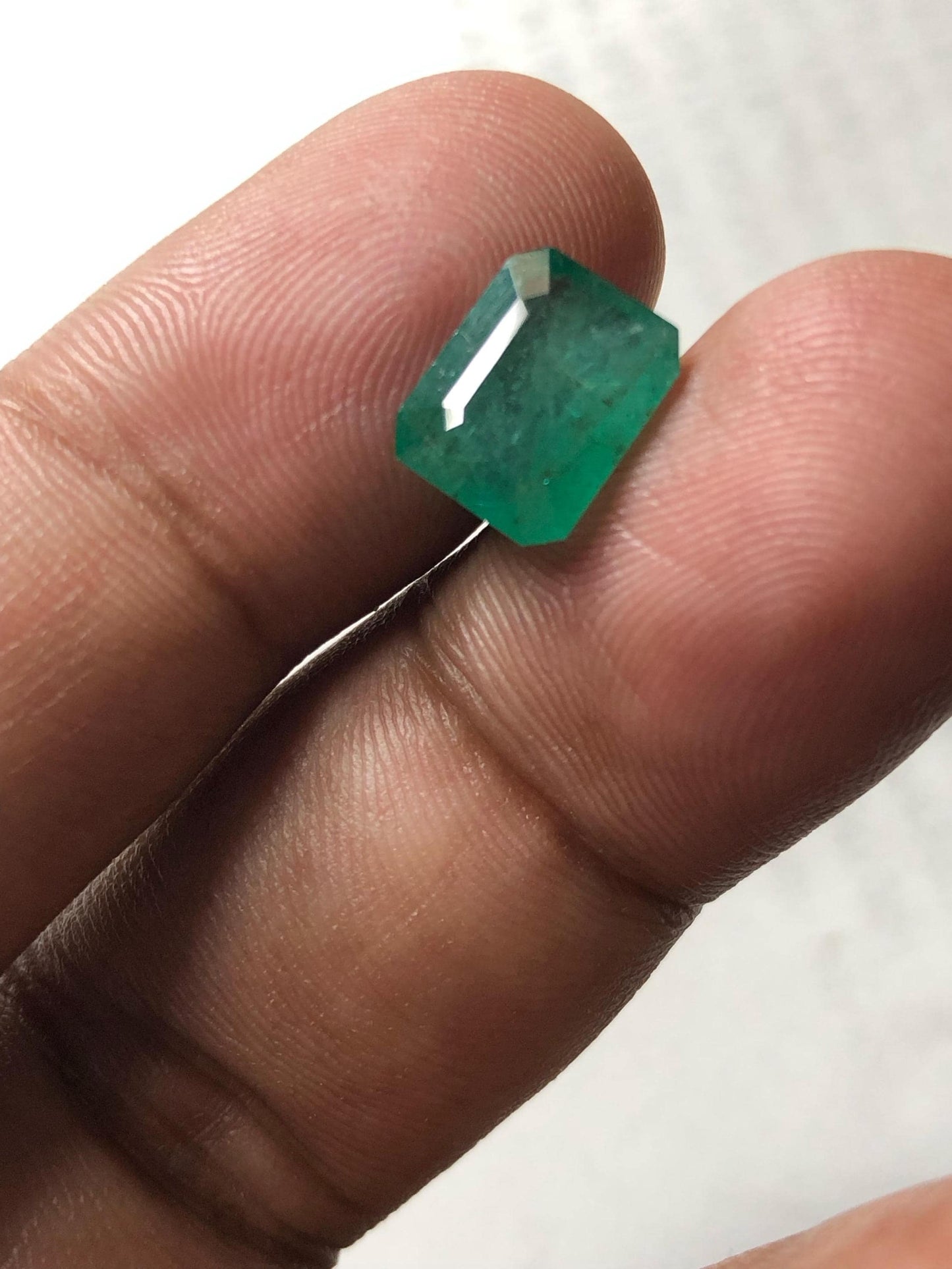 Natural Emerald Gemstone | 2.985 Carat | Emerald Cut