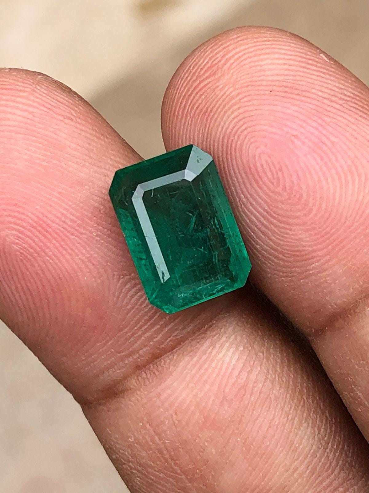 4.775 Carat Emerald | Natural Green Emerald Cut Gemstone