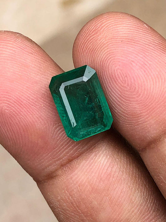4.775 Carat Emerald | Natural Green Emerald Cut Gemstone
