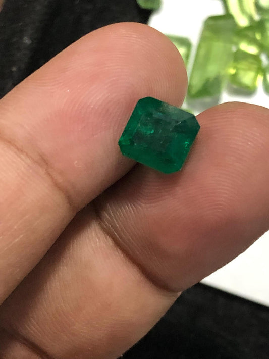 2.945 Carat Natural Emerald – Vivid Green | Untreated Loose Gemstone
