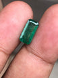 1.930 Carat Natural Swat Emerald – Rectangle Cut Green Gemstone