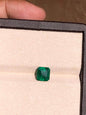 Faceted Emerald 3.045 Carat | Loose Emerald Cut Gemstone for Jewelry