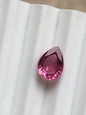 1.64 Carat Pear Cut Pink Tourmaline Gemstone: Natural Stone for Jewelry