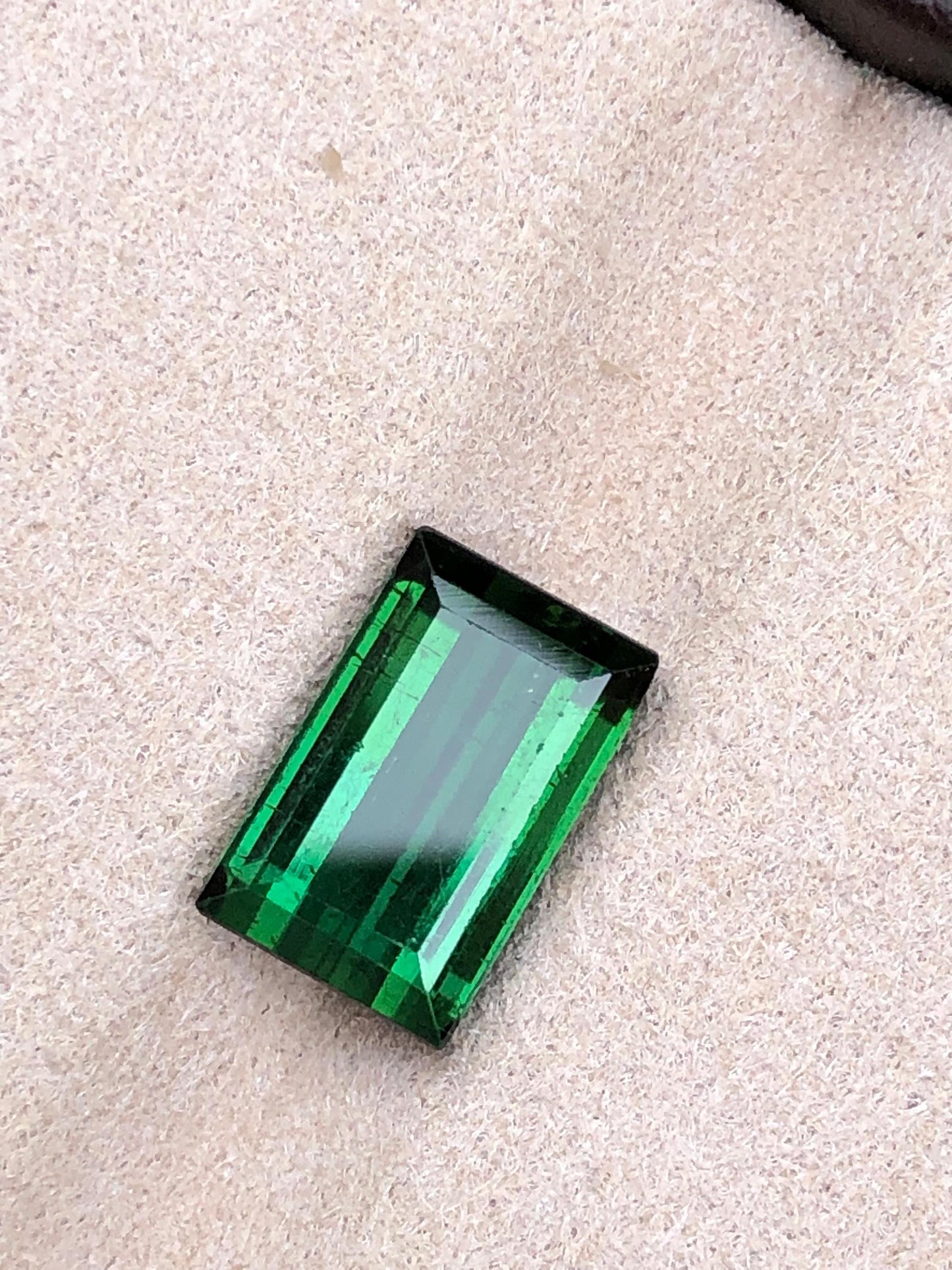 Faceted Green Tourmaline 4.895 Carat | Verdelite Loose Gemstone for Jewelry | Natural Tourmaline
