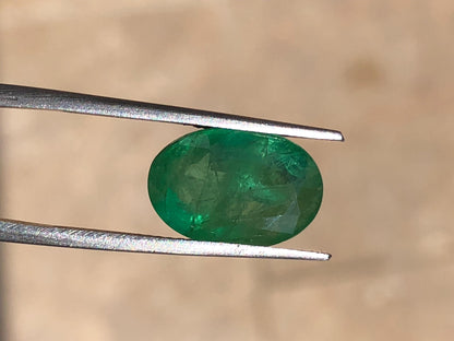 5.700 Carat Emerald | Oval Shape Natural Green Emerald