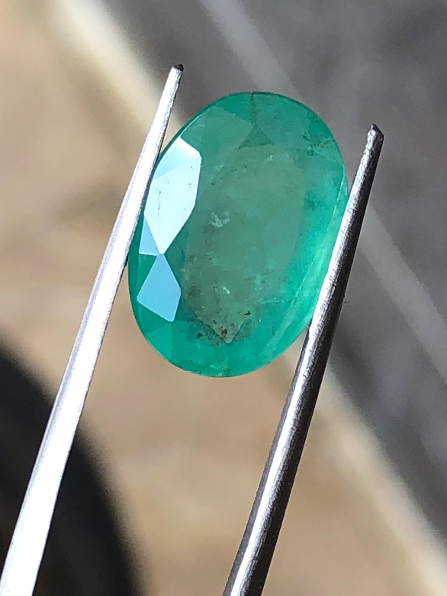 7.200 Carat Natural Emerald Loose Gemstone | Oval Cut Green Emerald | Certified