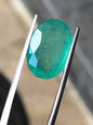 7.200 Carat Natural Emerald Loose Gemstone | Oval Cut Green Emerald | Certified