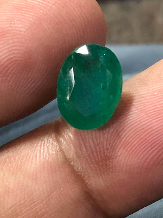 4.83 Carat Natural Emerald Oval Cut | Genuine Emerald Loose Gemstone