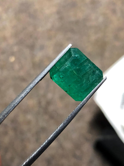 6.945 Carat Zambian Emerald | Loose Emeralds for Ring | Natural Green Gemstones