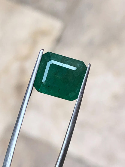 6.945 Carat Zambian Emerald | Loose Emeralds for Ring | Natural Green Gemstones