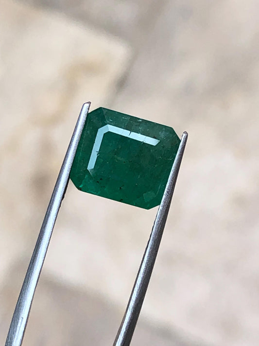6.945 Carat Zambian Emerald | Loose Emeralds for Ring | Natural Green Gemstones