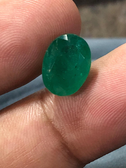 4.83 Carat Natural Emerald Oval Cut | Genuine Emerald Loose Gemstone