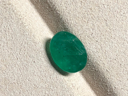 4.83 Carat Natural Emerald Oval Cut | Genuine Emerald Loose Gemstone
