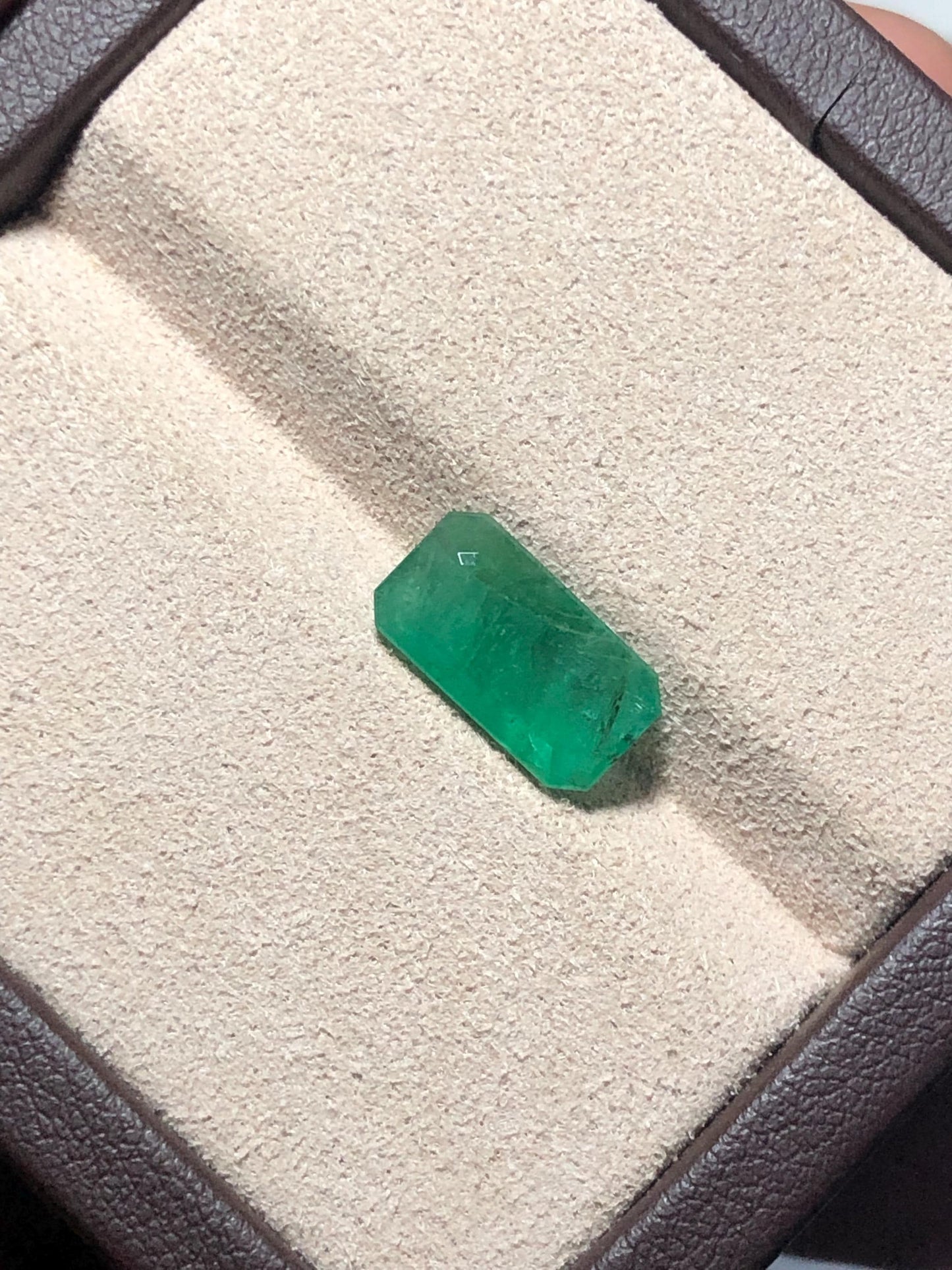 3.79 Carat Emerald | Natural Green Emerald Cut Gemstone