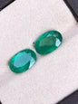 Natural Zambian Emerald Pair | 9.37 carat | 6.9x4.6mm