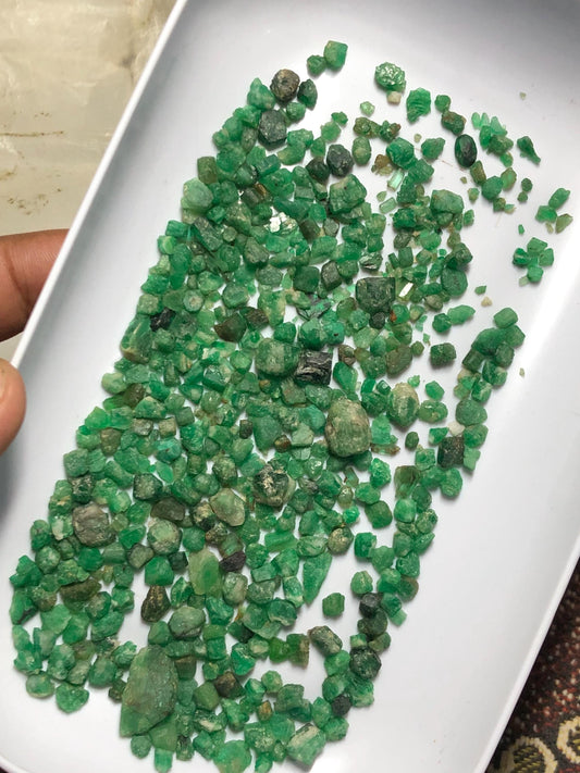 Sawat Emerald Rough 168.065ct • Natural Raw Emerald Stones •