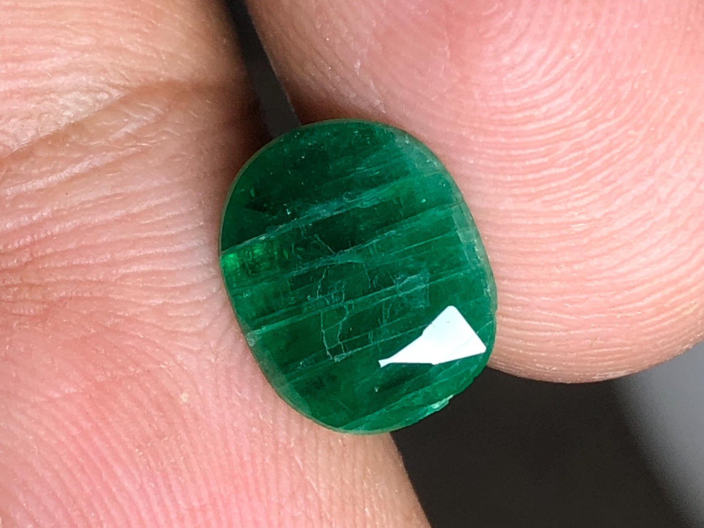 Vibrant Green Emerald Gemstone • 1.92 Carat Oval Cut, May Birthstone