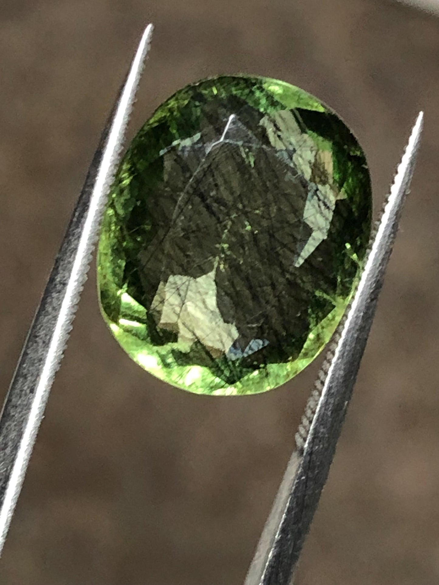 Natural 5.475 Carat Peridot Gemstone | Cushion Cut Green Peridot