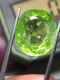 Natural 15.795 Carat Suppat Valley Peridot | Green Cushion Cut Loose Gemstone