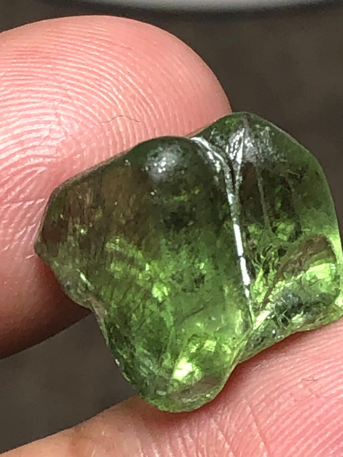 Natural Peridot Rough Crystal 15.22 Ct | Suppat Valley Pakistan