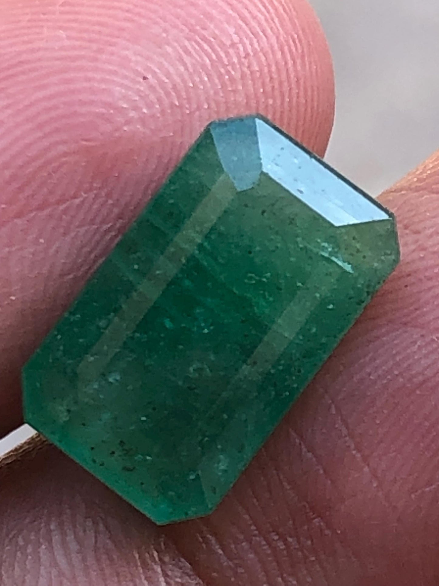 Natural Zambian Emerald 6.47 Ct Emerald Cut – Certified Green Emerald Loose Gemstone – Rare Collector Stone