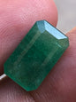 Natural Zambian Emerald 6.47 Ct Emerald Cut – Certified Green Emerald Loose Gemstone – Rare Collector Stone