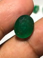 5.365 Ct Natural Zambian Emerald Oval Cut | Genuine Green Emerald Gemstone | Loose Emerald for Ring Pendant | May Birthstone