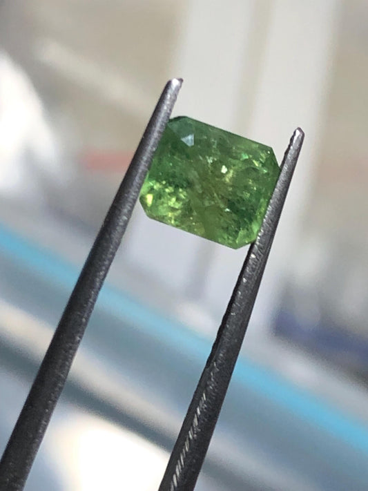 Vivid Green Demantoid Garnet | Rare Faceted Gemstone, 1.945 ct