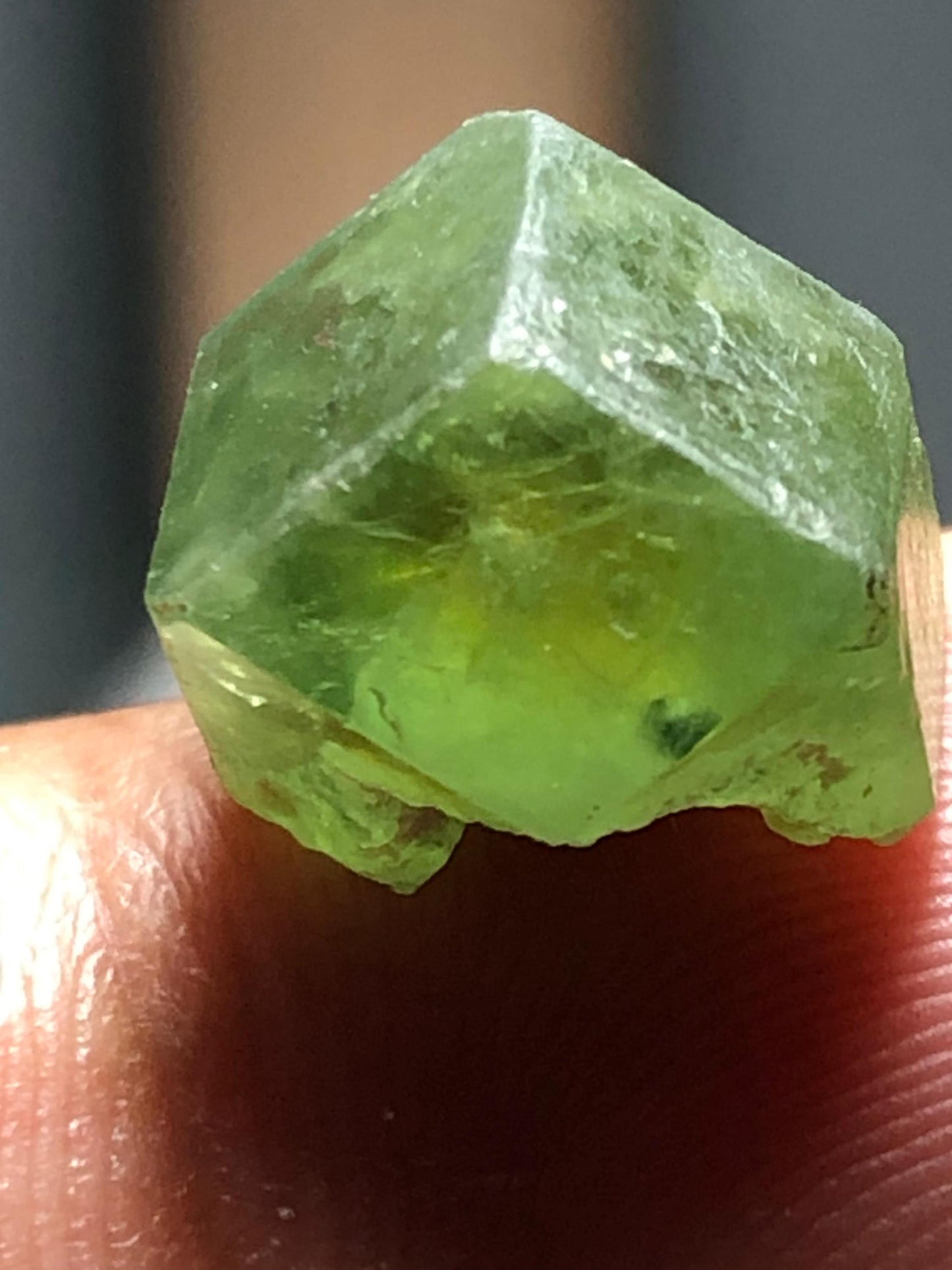 15.13 ct Vivid Green Demantoid Garnet Rough | Untreated Crystal